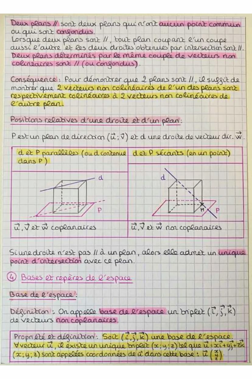 MATHS
CHAP. 3: géométrie dans l'espace
Ⓒ Vecteurs de l'espace
Vecteurs et translations.
Définition: Soient Met M' deux points de l'espace.
L