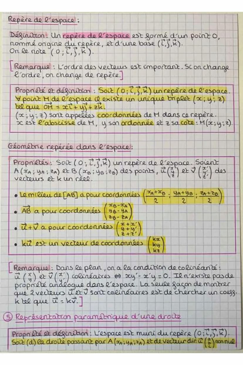 MATHS
CHAP. 3: géométrie dans l'espace
Ⓒ Vecteurs de l'espace
Vecteurs et translations.
Définition: Soient Met M' deux points de l'espace.
L