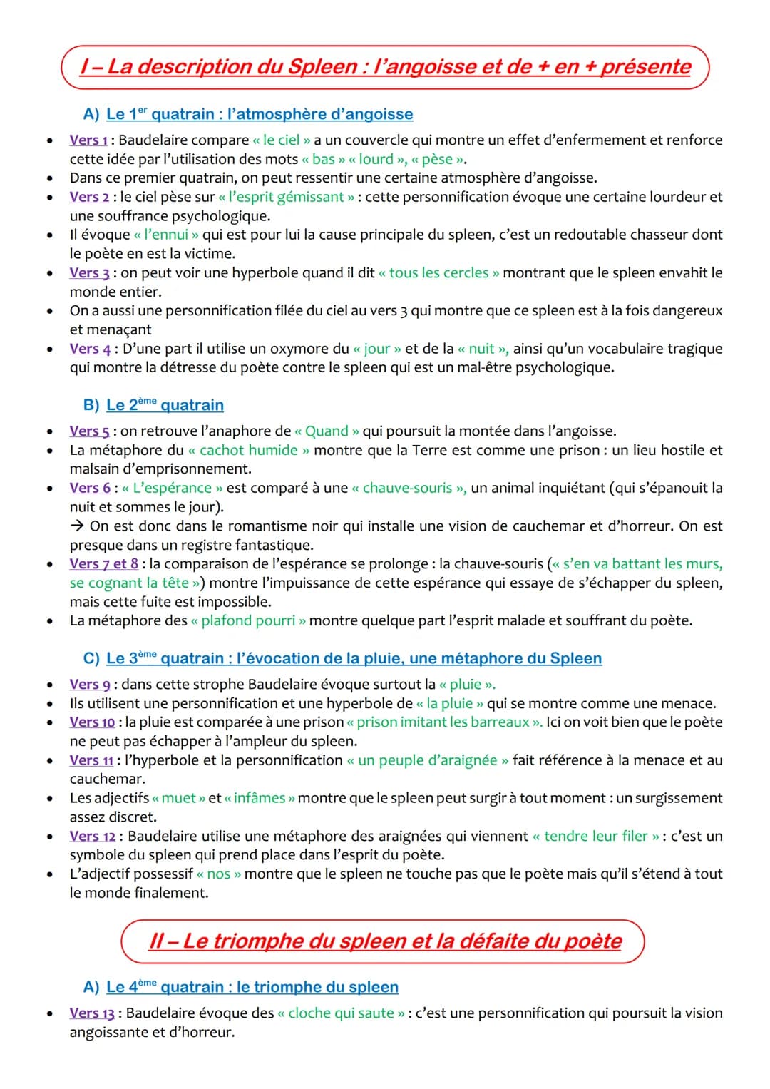 ●
●
●
●
●
●
1
2
3
4
56780
9
10
11
12
13
14
15
16
17
18
19
20
●
LXXVIII - Spleen
Quand le ciel bas et lourd pèse comme un couvercle
Sur l'esp
