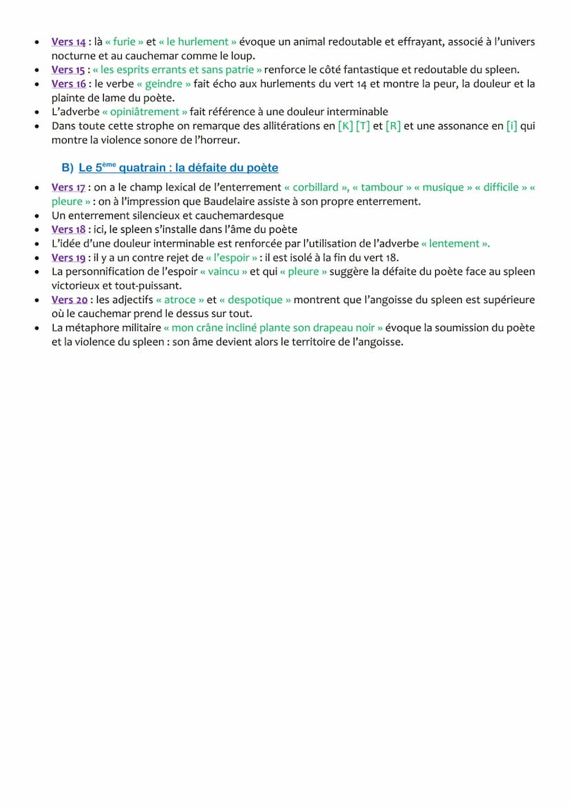 ●
●
●
●
●
●
1
2
3
4
56780
9
10
11
12
13
14
15
16
17
18
19
20
●
LXXVIII - Spleen
Quand le ciel bas et lourd pèse comme un couvercle
Sur l'esp