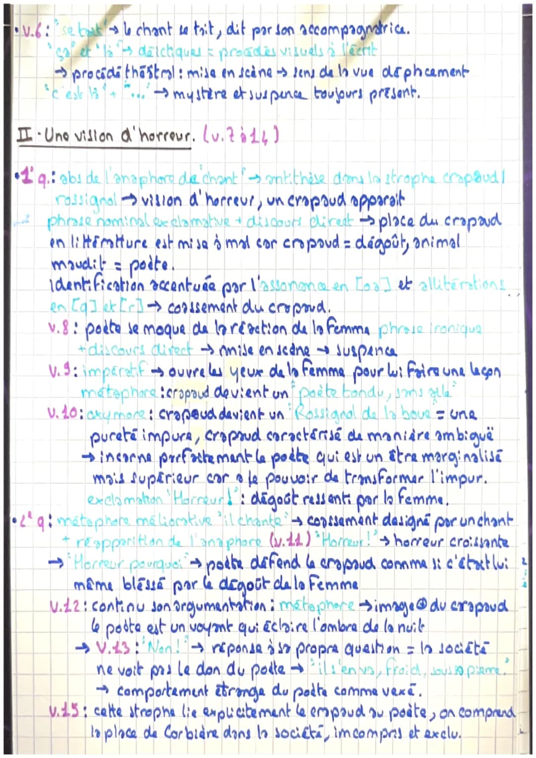 5 Le Grapaud
Tristan Corbière, Les Amours jounes, 1873.
Introduction:
à l'envers
Ce poème est un sonnet inversé en octosyllabes. Il s'agit i