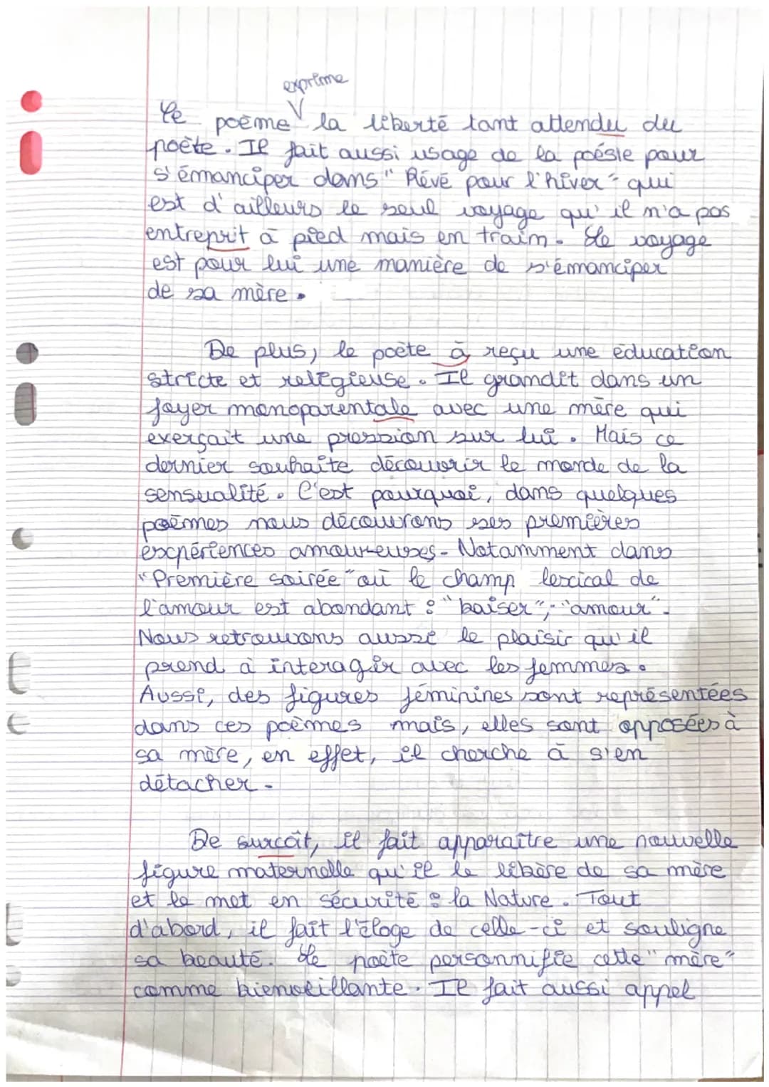 Français
Bac blanc
Très bon travail 19/20
E
"L'Homme en Rimbaud est libre"
sont les mots de Paul Verlaine lorsqu'il
décrit le jeune poète, A