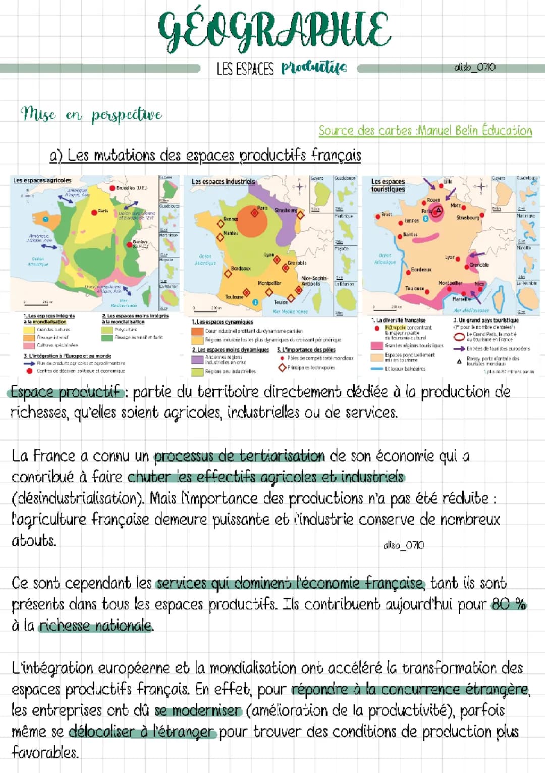 Agriculture biologique et reconversion industrielle en France