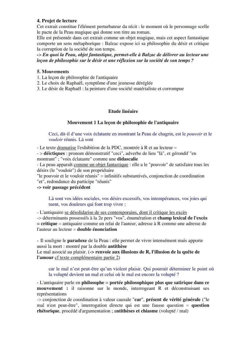 Balzac, La peau de chagrin, 1831
Les romans de l'énergie : création et destruction
Partie 1. Le Talisman
Texte 1: le pacte
Introduction
1. P
