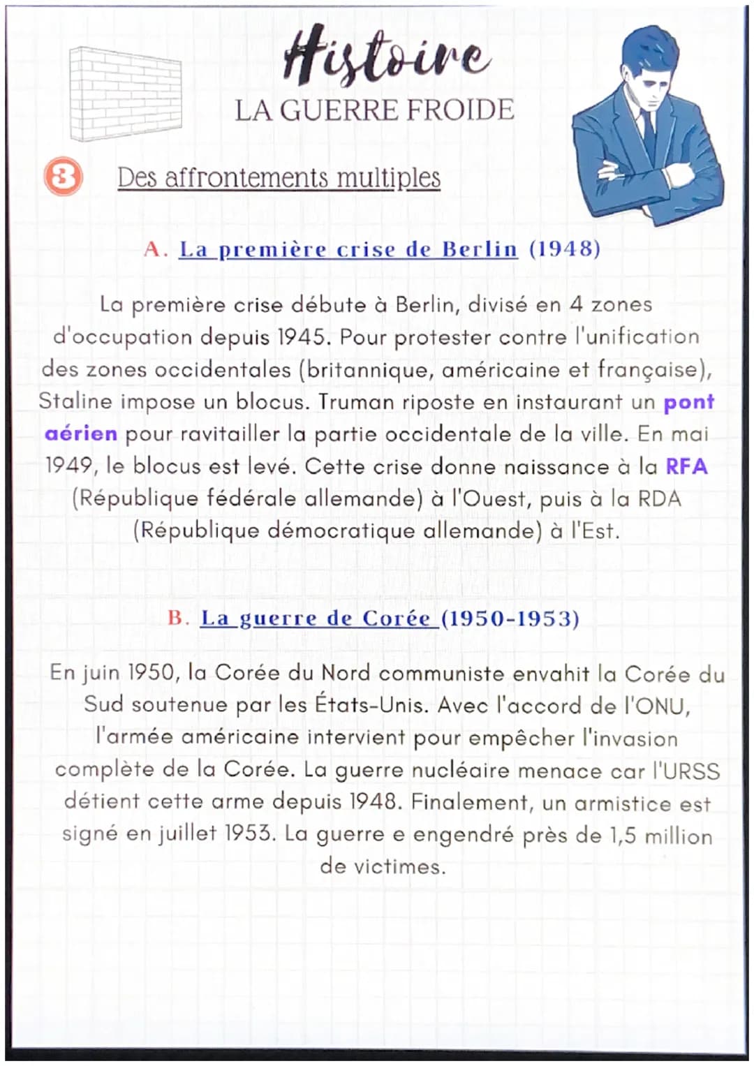 Histoire
LA GUERRE FROIDE
1 Les origines de la guerre froide
hika
A. Deux grandes puissances concurrentes
La guerre froide est unconfyit ent