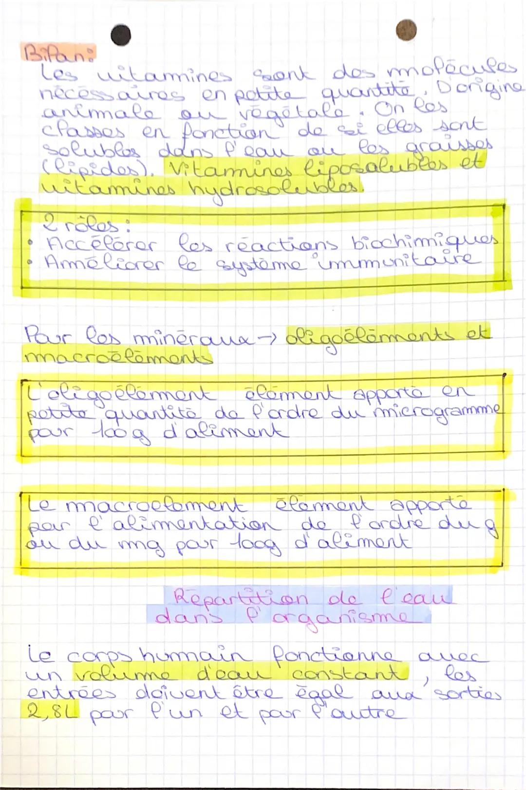 Biol
Aliments
2 types de
composés de nutriments:
macronutriments
nécessaires en
grande quantite
Jusqu' à plusieurs
divaines de gramming
prot