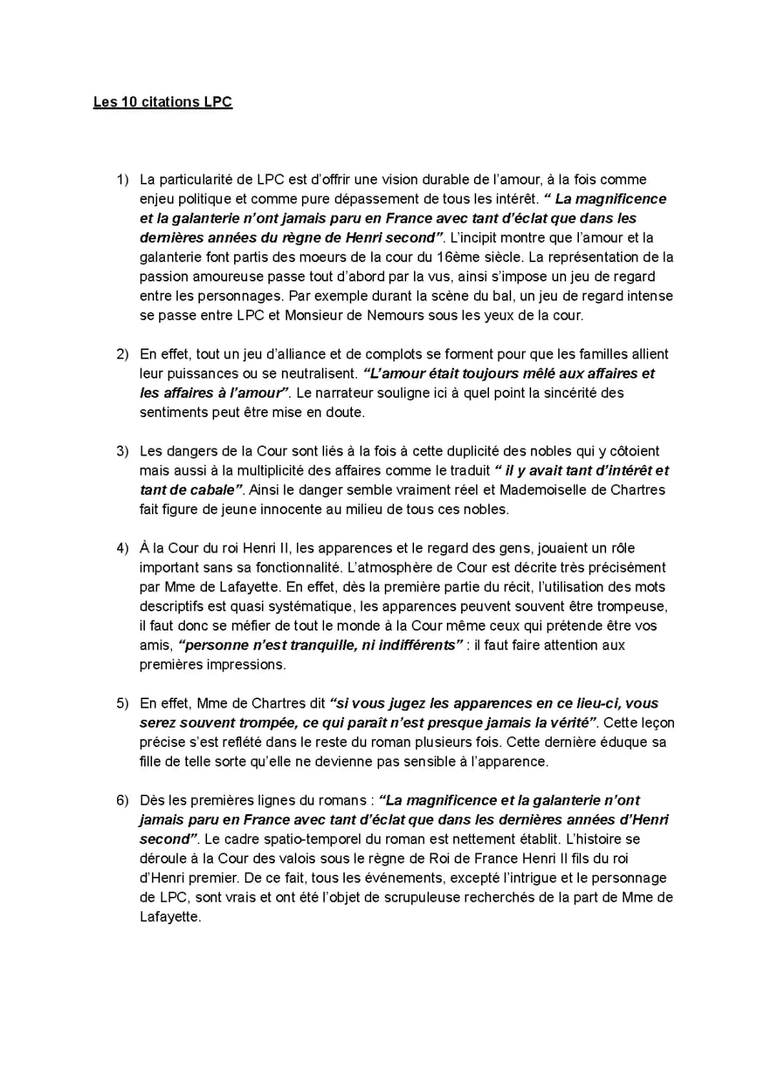 Analyse sur 10 Citations de La Princesse de Clèves: Résumé, Scène du Bal et Plus