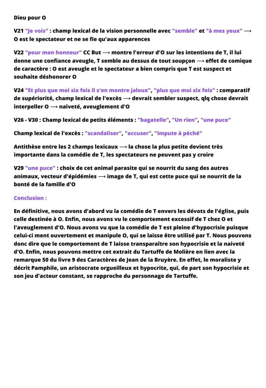 FICHE DE RÉVISION - LE TARTUFFE,
MOLIERE, ACTE 1, SCENE 5
Introduction :
Le Tartuffe ou l'Imposteur est une pièce de théâtre écrite par le d