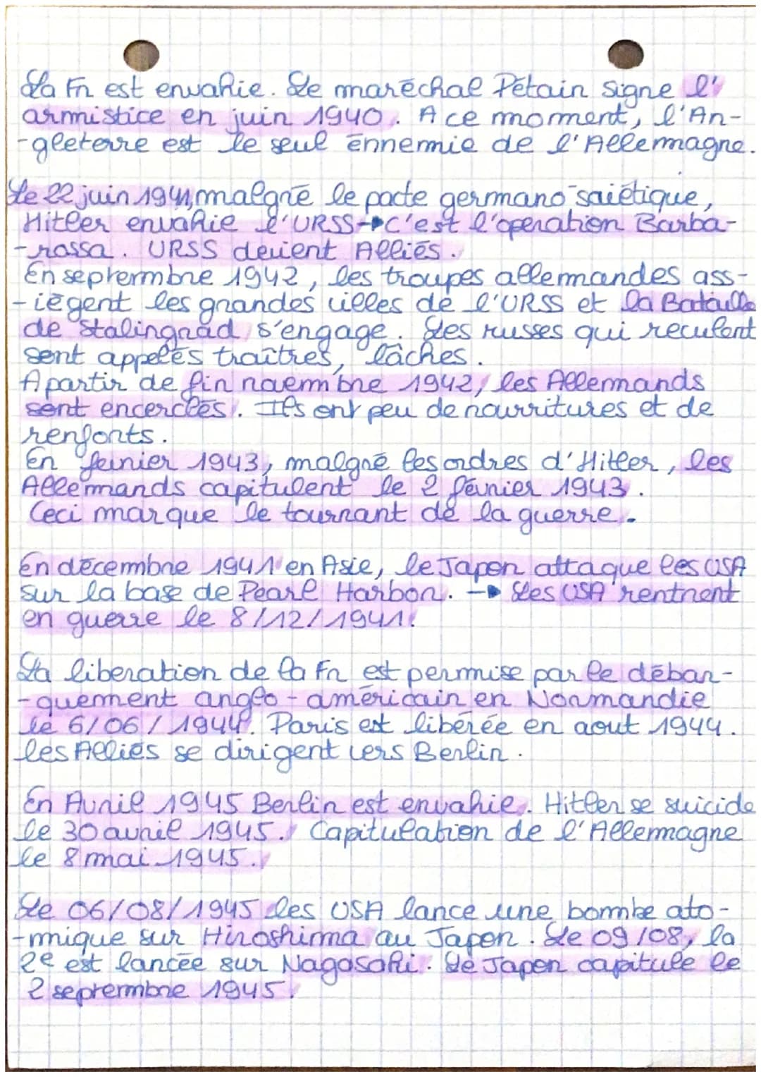 histoire
La 2nd guerre mondiale.
a 2nd guerre mondiale est la guerre lat ment
-trière de l'Histoire. Le nombre de monts
dépassent 50m de per