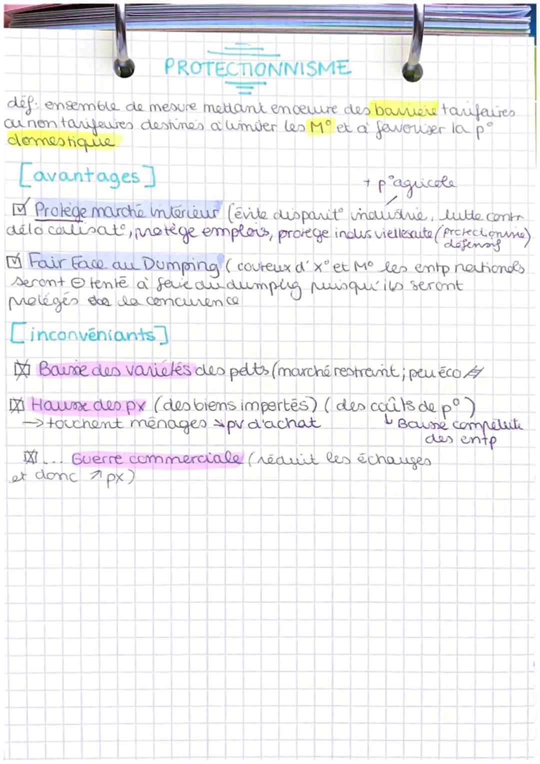 Concu → diff products
- Effets du CI -> Libre échange
[Avantages]
px
10 les
echanges
Specialisat
T moins
press concu.
concentrat des firmes
