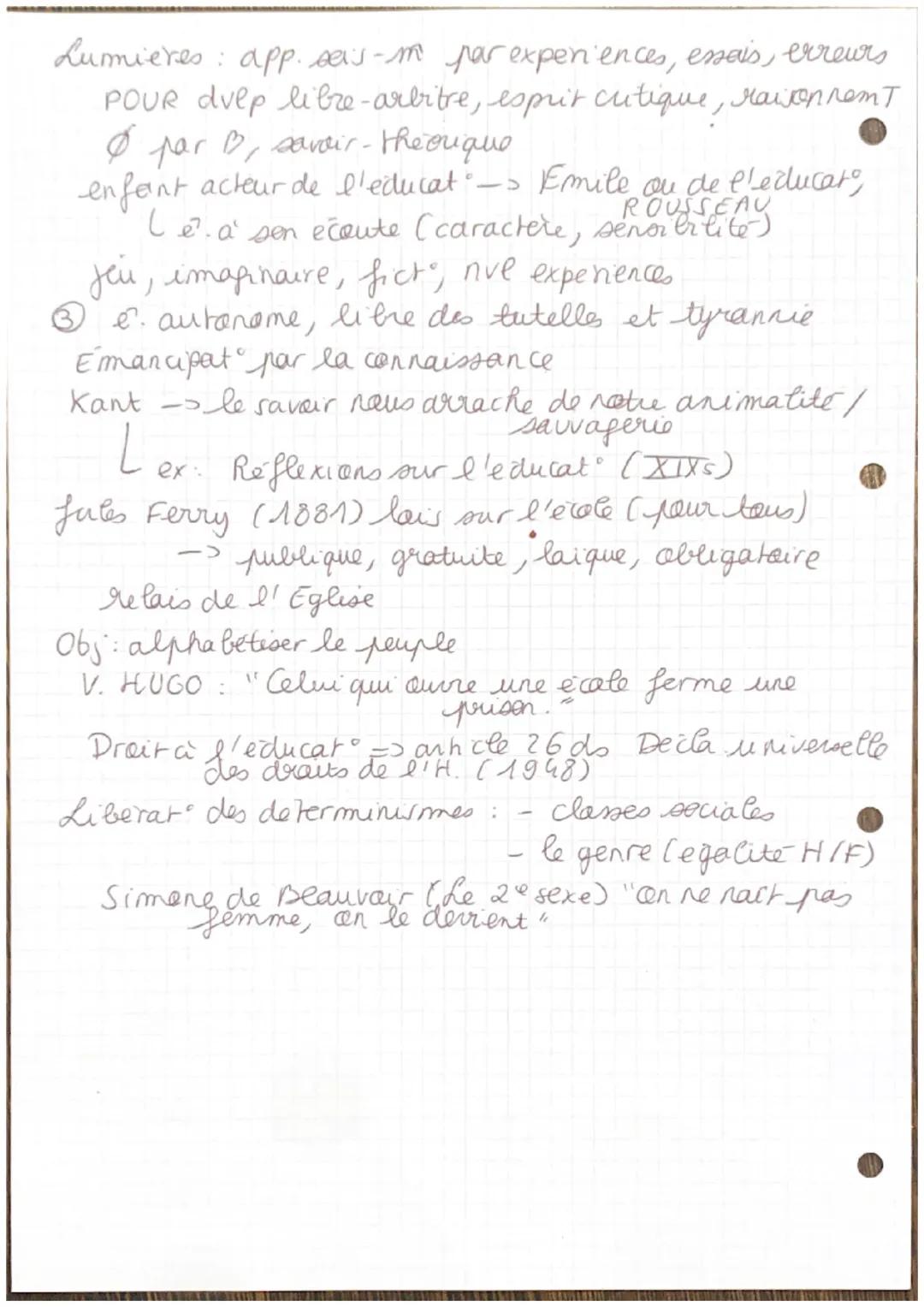 Education, Transmission, Emancipation
↓
(1)
qu'est ce qu'e duquer
CMT
②
-ce
W
POURQUOI
POURQUOI
Ⓒ individu acquire connaissances + Campetenc