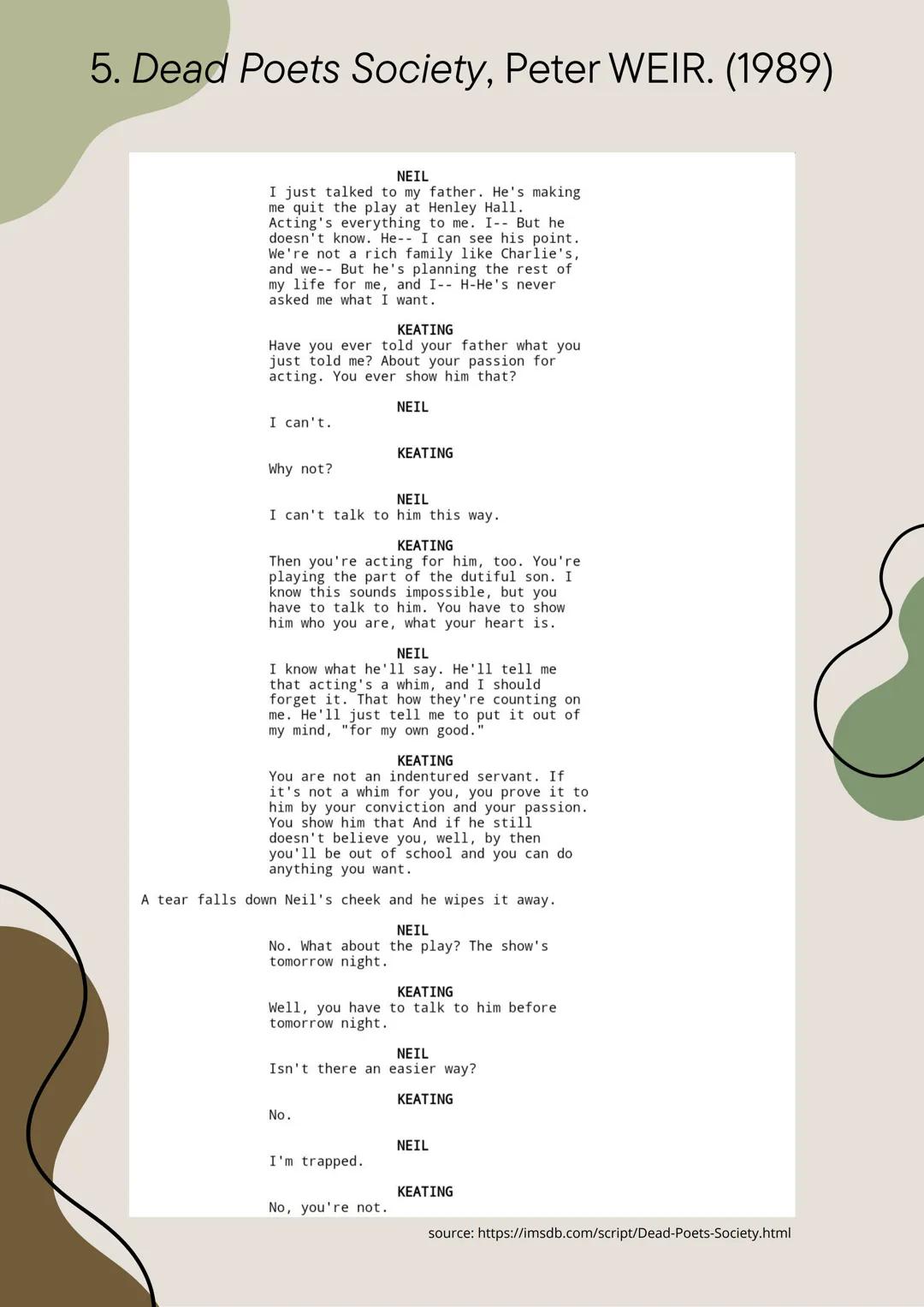 To what extent can education and
self-expression allow us to break
free from social expectations and
build an identity?
Self-expression and 