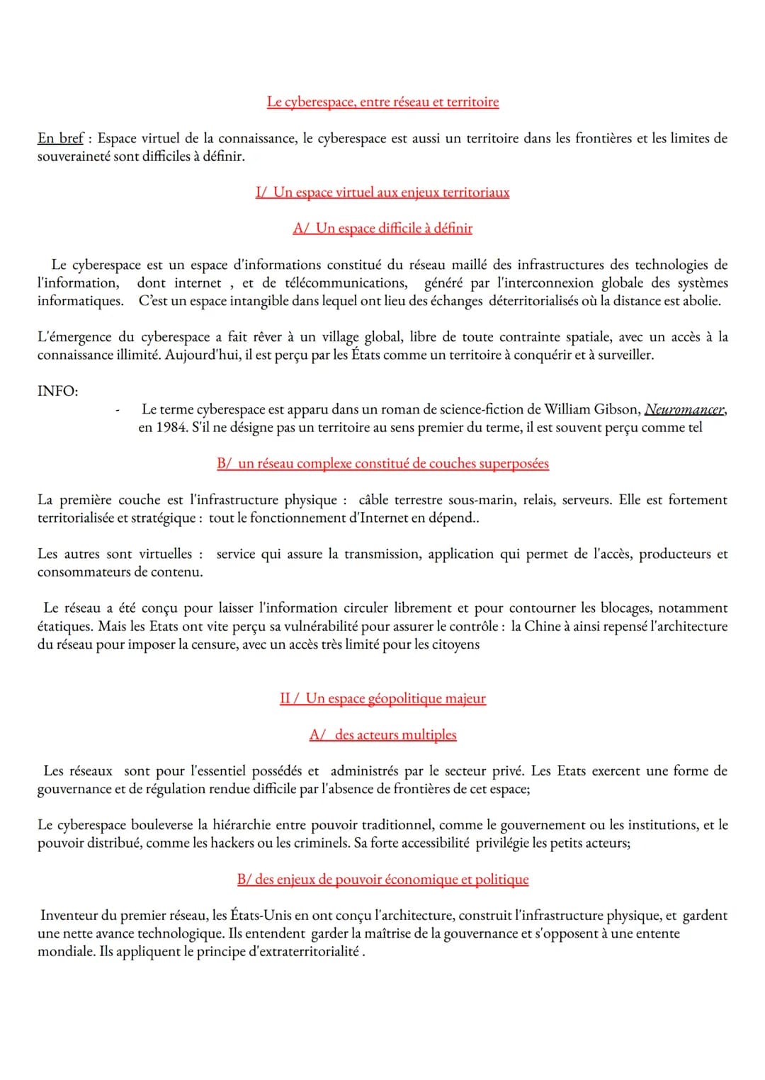 
<h2 id="iunespacevirtuelauxenjeuxterritoriaux">I/ Un espace virtuel aux enjeux territoriaux</h2>
<h3 id="aunespacedifficiledfinir">A/ Un es