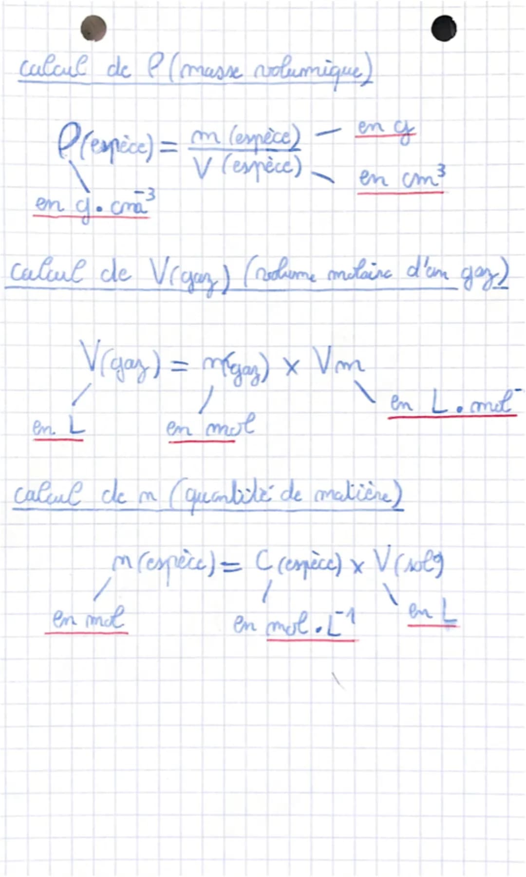 NA = nombre d'avogacho = 6, 02.102³ mol "
calcul N (montre d'ortites)
Nentites) = m (entités) × Na
NA
en mol
chapistre C₁: Grondans P-C
et q