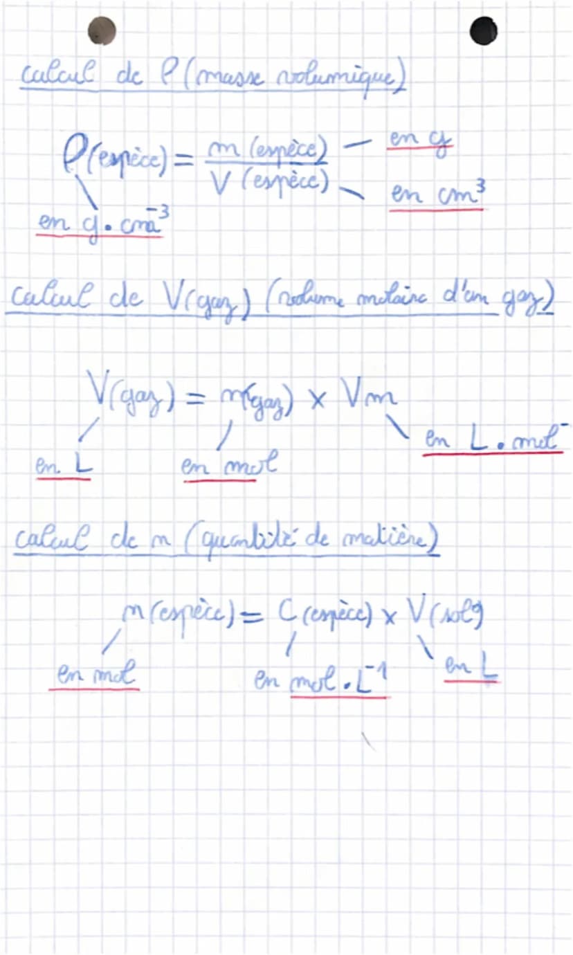 NA = nombre d'avogacho = 6, 02.102³ mol "
calcul N (montre d'ortites)
Nentites) = m (entités) × Na
NA
en mol
chapistre C₁: Grondans P-C
et q
