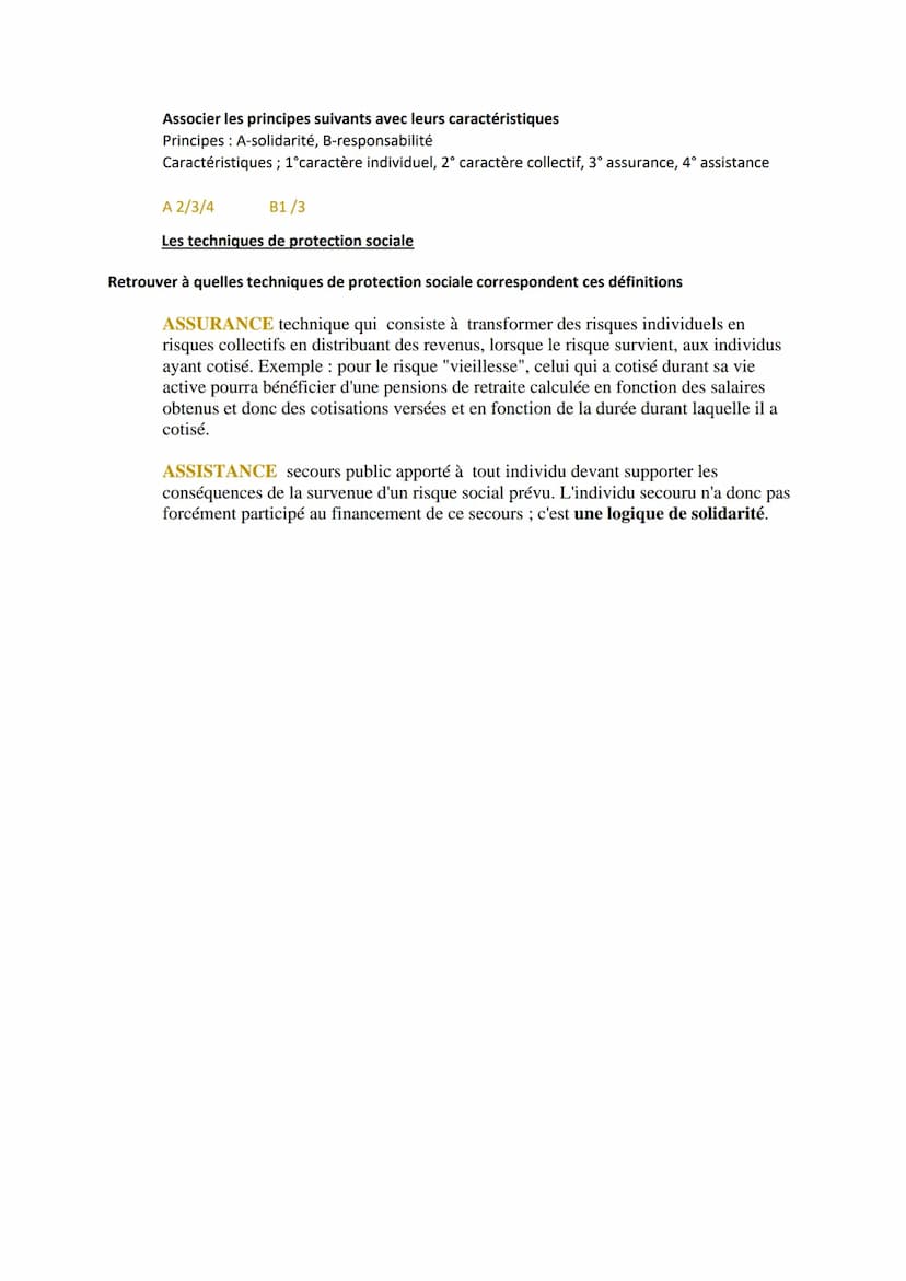 PROTECTION SOCIALE (Révision)
Chapitre 8 : CHAPITRE 8: QU'EST-CE QUE LA PROTECTION SOCIALE ?
Du risque social à la protection sociale, un pr