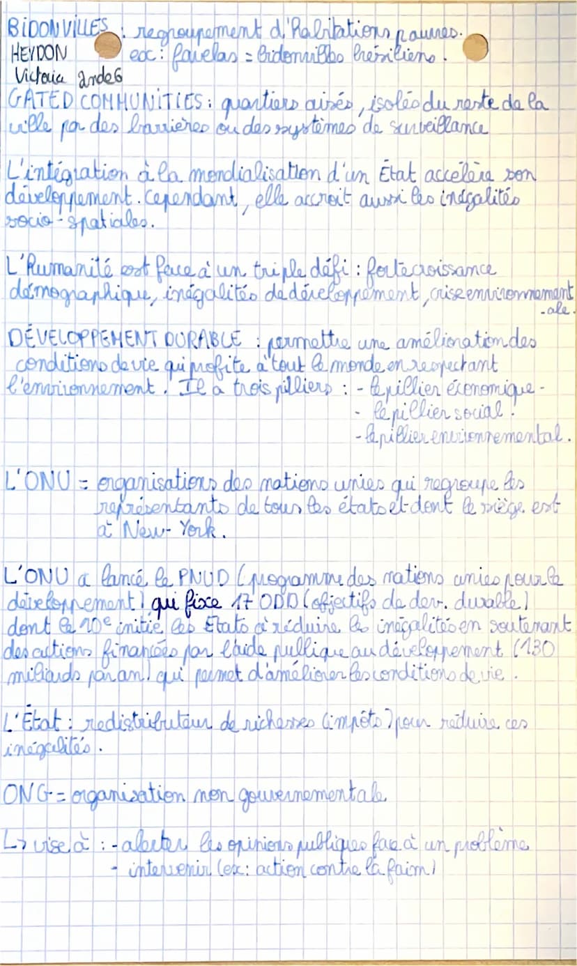 HEYDON
Victoria
ande
GEOGRAPHIE
:
THEME 2 Territoires populations et développement :
quels défis?
8/10
●
1- La Population mondiale: les défi