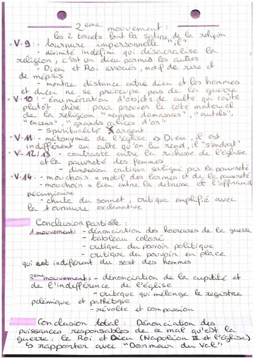 Francais
annalyse linéaire n°6: Le Mal
guerre et la
Comment Rimbaud dénonce la
religion dans
son poème "Le Mal" ?
Situation du poème: œuvre 