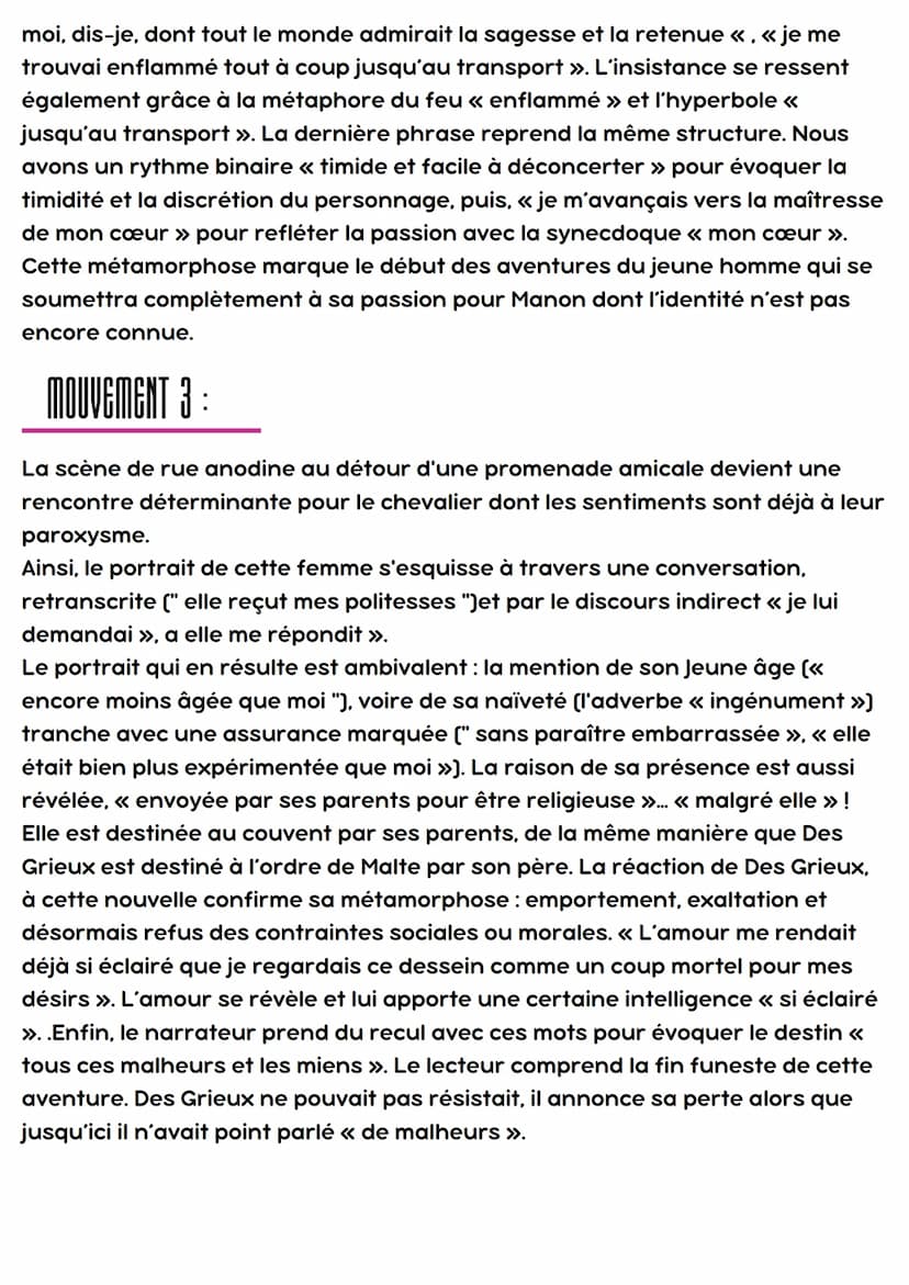 4
Manon L.
●
La rencontre
Abbé Prévost
INTRODUCTION :
Manon Lescaut, dont le titre original est Histoire du Chevalier des Grieux et de
Manon