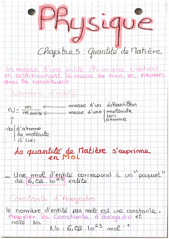 Know La quantité de matière  thumbnail