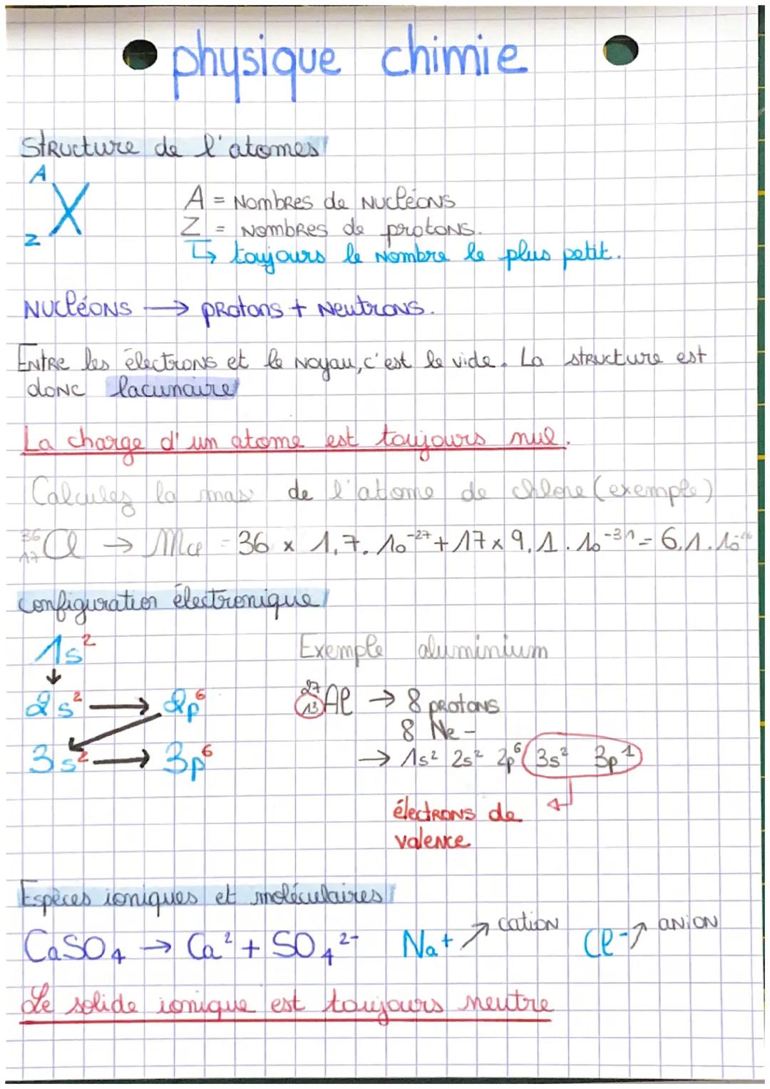 Structure de l'atomes!
X
A
physique chimie
A = Nombres de NucleoNs
Z = Nombres de protons.
Is toyours le Nombre le plus petit
NucléONS PRoto