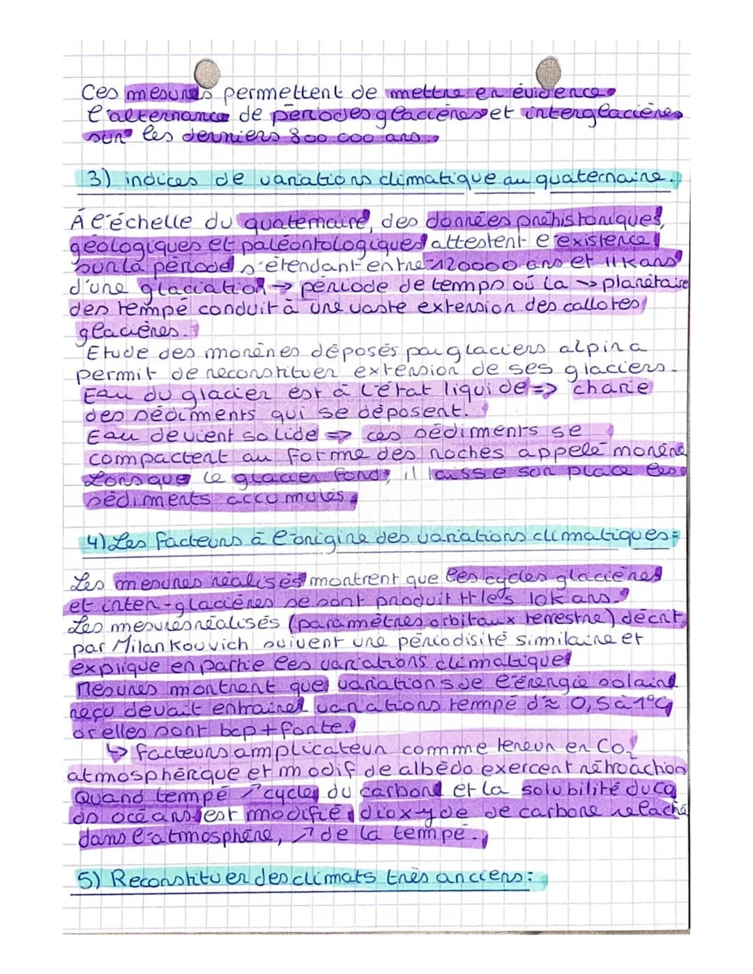 Chapitre 5-Comprendre
les variations climatiques
du passe:
Le climat recent=
Le réchauffement climatique ohnervé au début du 21e siècle
peut