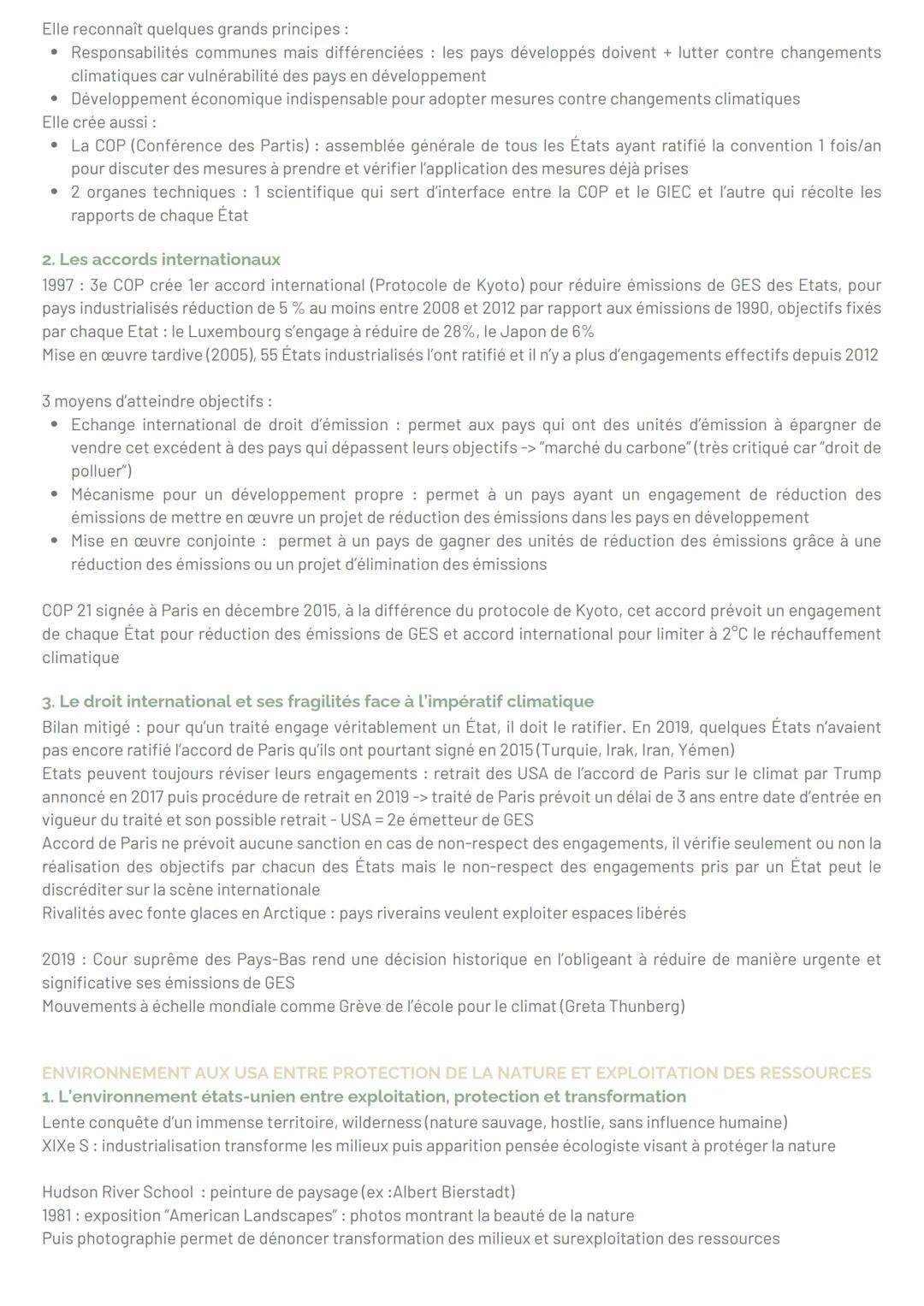 # Séquence 4 - L'environnement, entre exploitation
et protection

QU'EST CE QUE L'ENVIRONNEMENT
Mot "environnement" apparait au XIIIeS en Fr