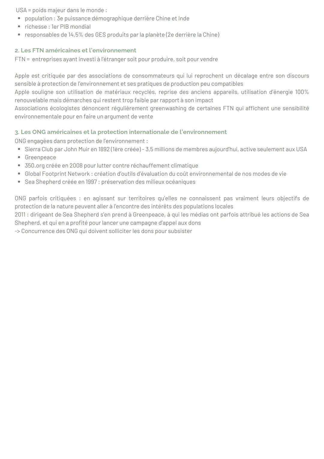 # Séquence 4 - L'environnement, entre exploitation
et protection

QU'EST CE QUE L'ENVIRONNEMENT
Mot "environnement" apparait au XIIIeS en Fr