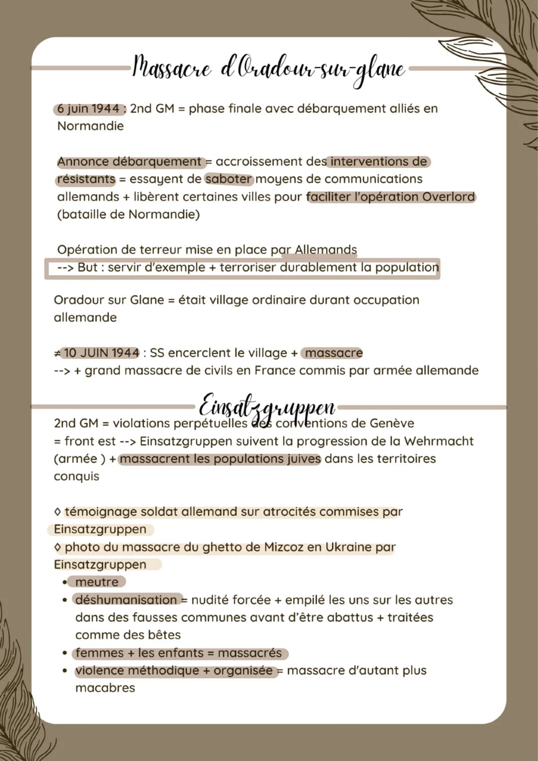 Histoire
INTRO:
Chapitre 3
LA SECONDE GUERRE
MONDIALE
2nd guerre mondiale = confit d'une ampleur
inégalée à cause de la violence qu'elle a d