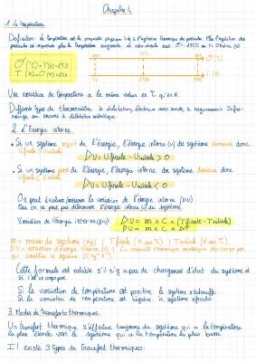 Know La température - Physique-Chimie thumbnail