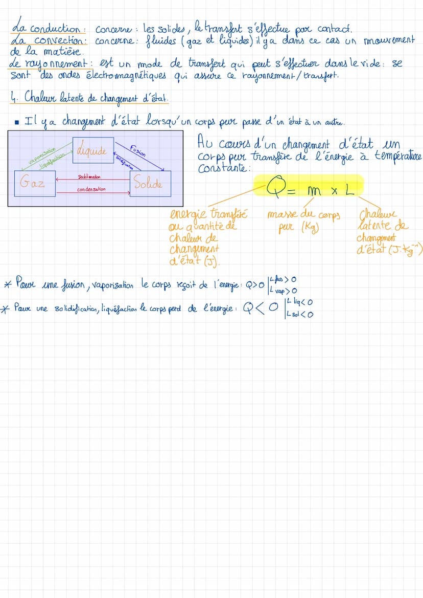 1. La température
Definition: La température est la propriété physique liée à l'agitation thermique des particules. Plus l'agitation des
par