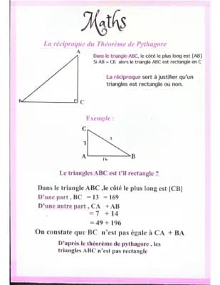 Know La réciproque du Théorème de Pythagore thumbnail