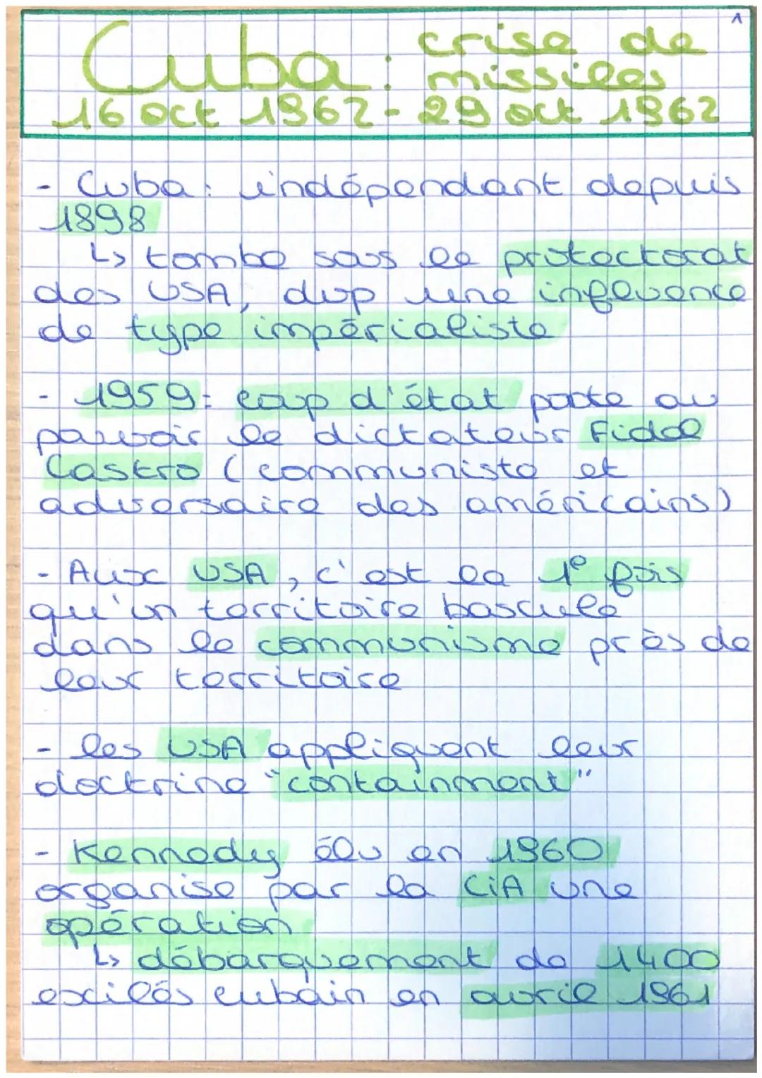 Cuba Missieds
16 oct 1862-29 oct 1862
عه
Cuba: indépendant depuis
4898
is tombe sous le protectorat
dos SA dup une influence
de type imperia