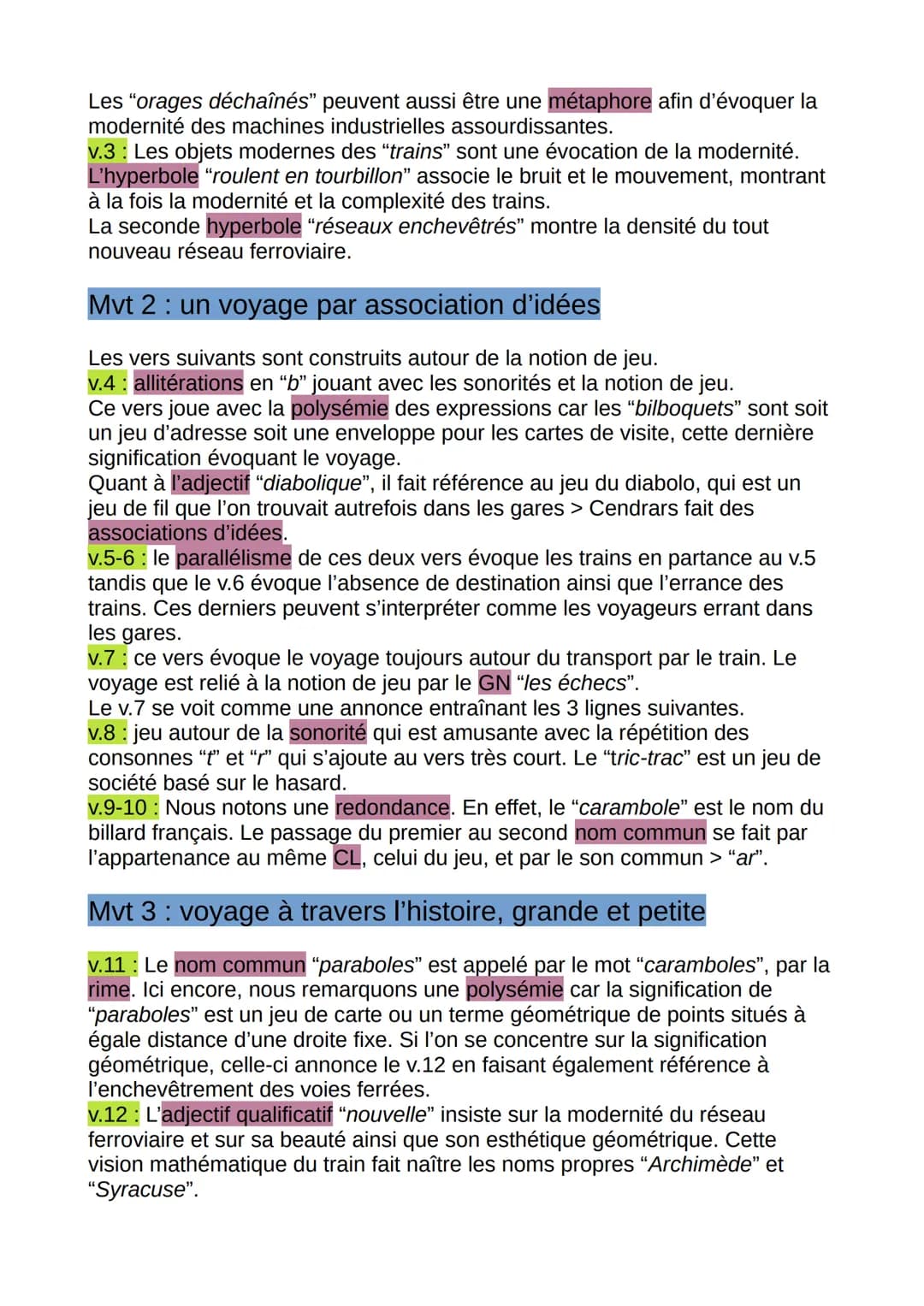 La prose du Transsibérien de
Introduction
La prose du Transsibérien et de la petite Jehanne de France est une œuvre
sur l'aventure et le voy