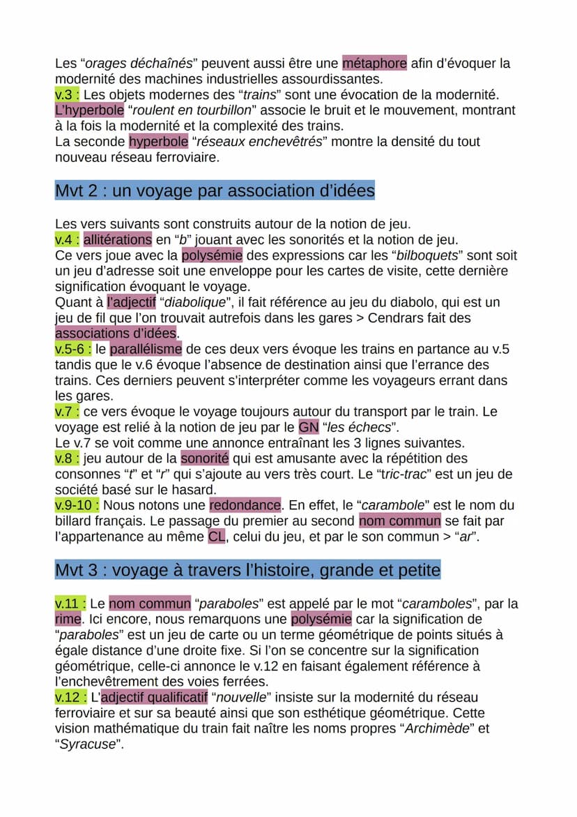 La prose du Transsibérien de
Introduction
La prose du Transsibérien et de la petite Jehanne de France est une œuvre
sur l'aventure et le voy