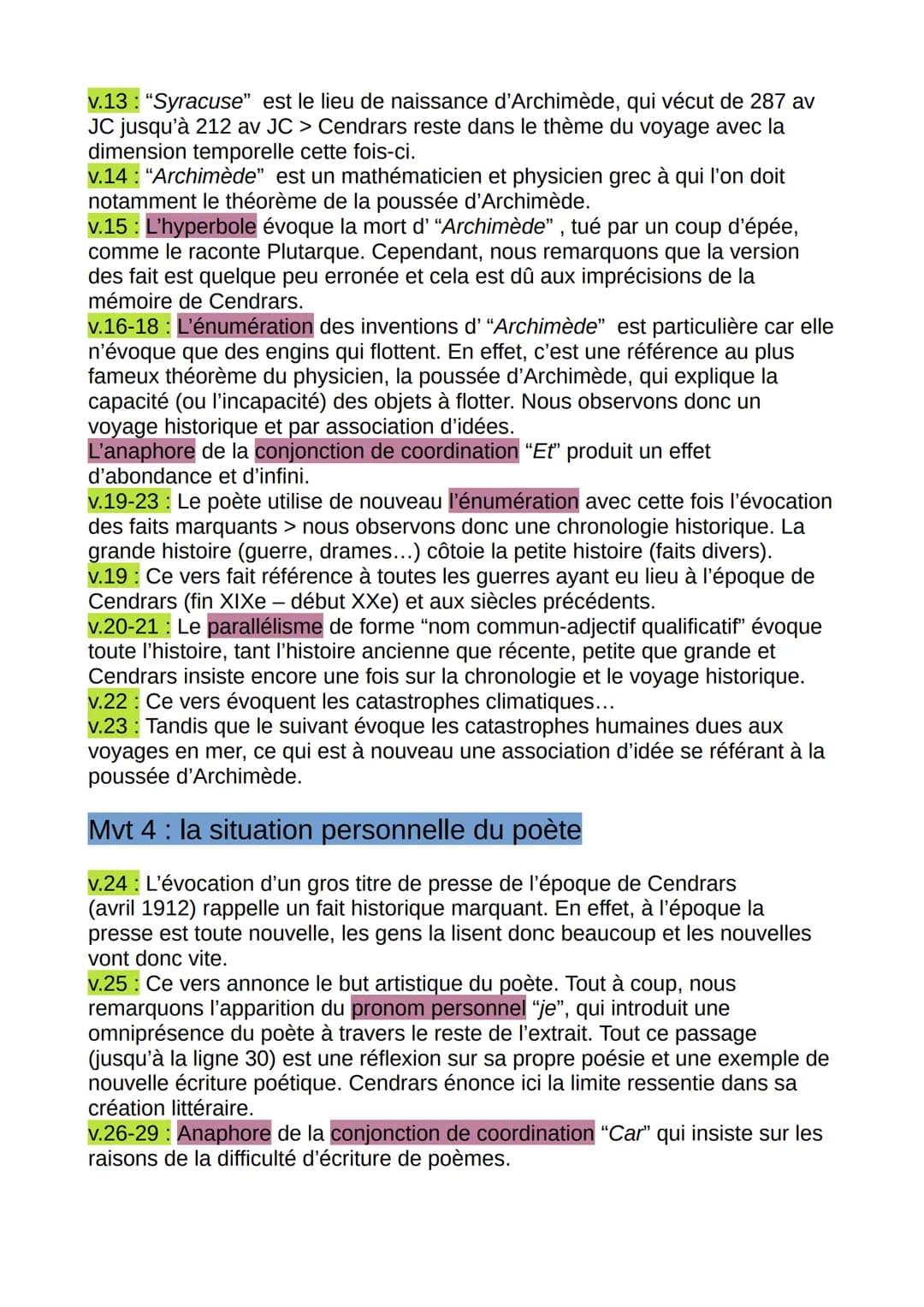 La prose du Transsibérien de
Introduction
La prose du Transsibérien et de la petite Jehanne de France est une œuvre
sur l'aventure et le voy