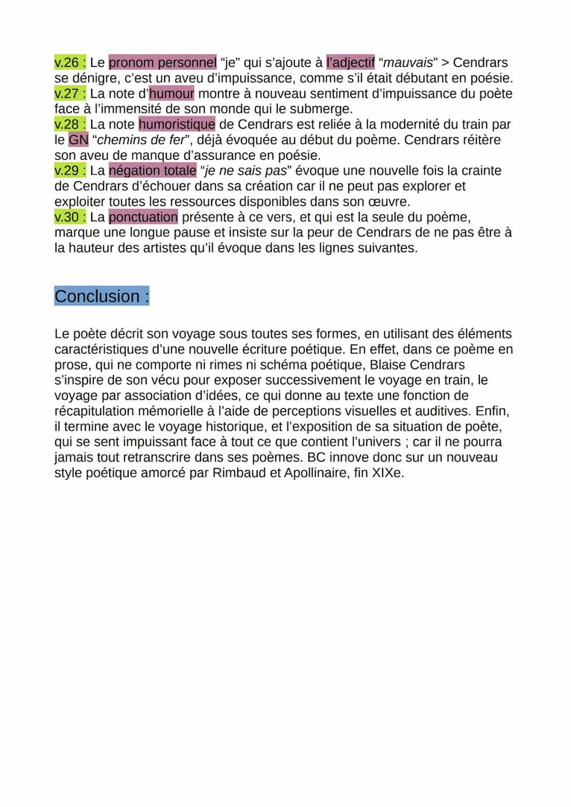 La prose du Transsibérien de
Introduction
La prose du Transsibérien et de la petite Jehanne de France est une œuvre
sur l'aventure et le voy