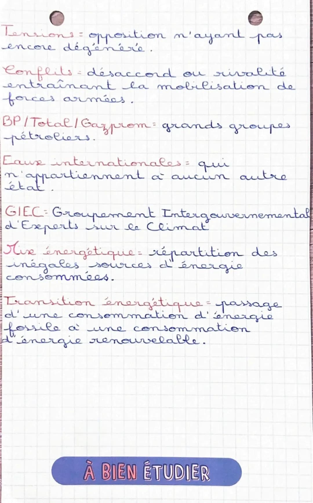 Tensions = opposition n'ayant pas
encore dégénéré.
Conflits désaccord ou rivalité
entraînant la mobilisation de
forces armées.
BP/Total / Ga