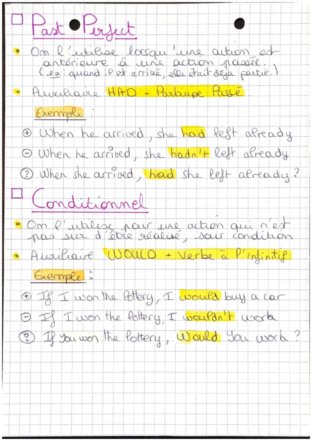 ANGLAIS
Les temps.
Петр
Present
• On l'extilise pour une action habituelle,
une vérité général
• Auxiliaire
Exemple :
(2
I speala; He speaks