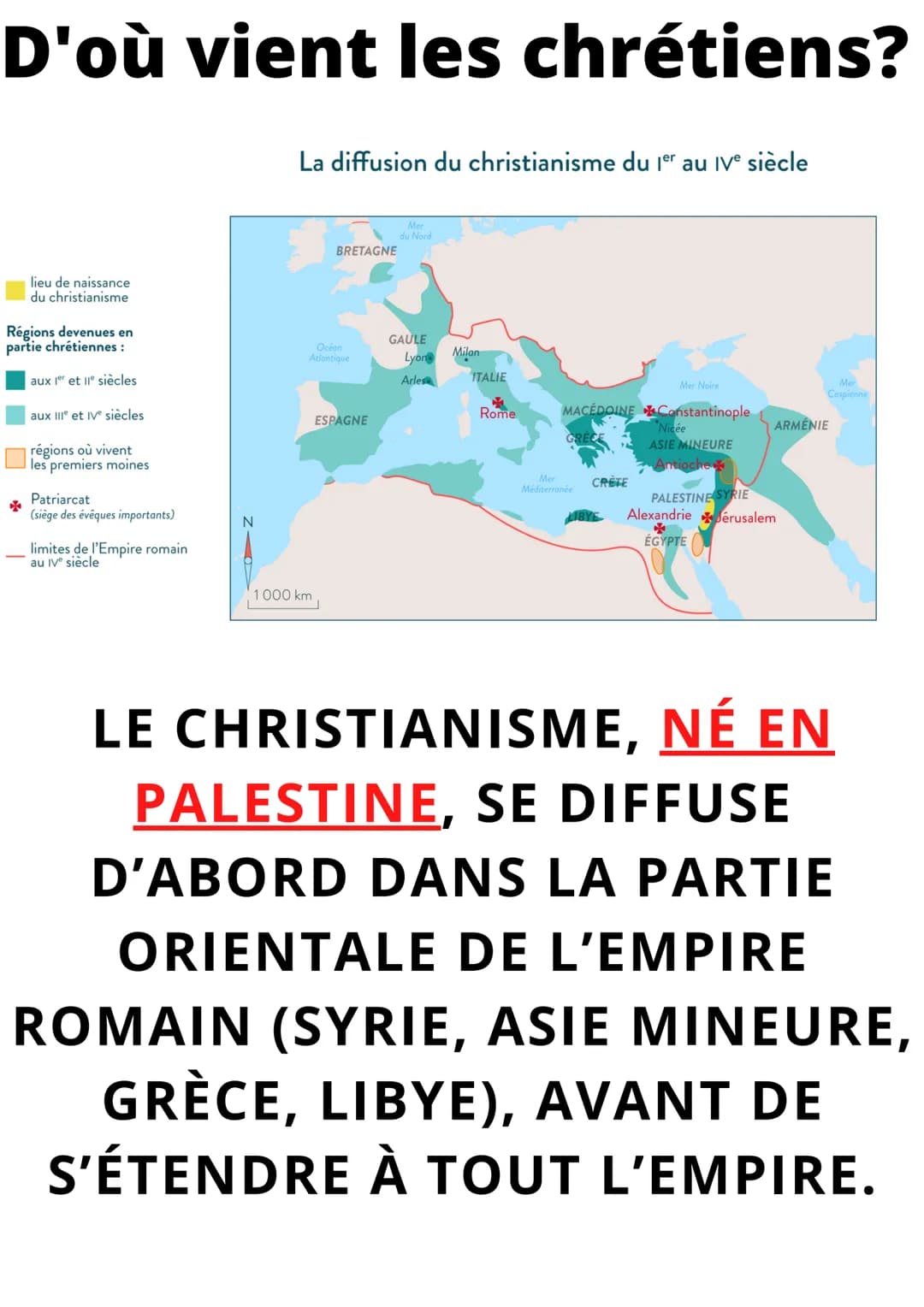 CHRÉTIENS ET
CHRISTIANNISME DANS
L'EMPIRE ROMAIN
Histoire - 6ème
Introduction :
Du le au Ille siècle, les chrétiens
sont victimes de plusieu