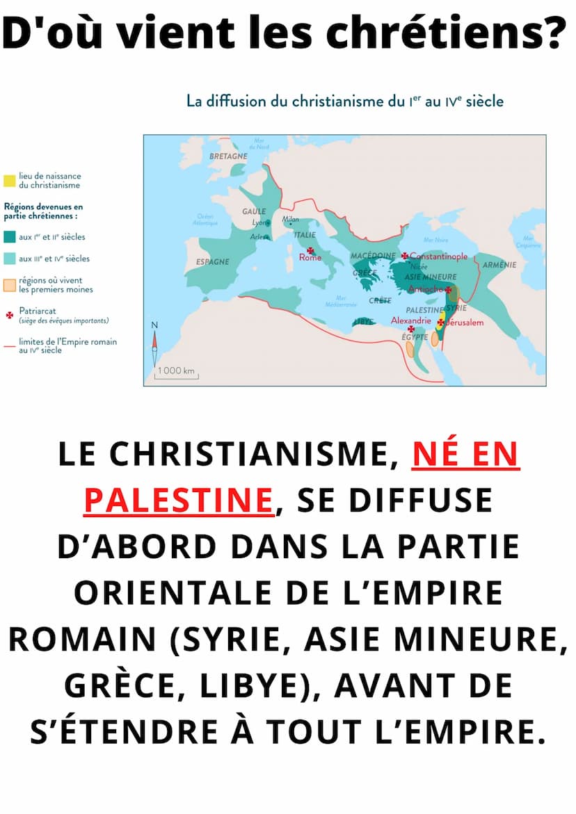 CHRÉTIENS ET
CHRISTIANNISME DANS
L'EMPIRE ROMAIN
Histoire - 6ème
Introduction :
Du le au Ille siècle, les chrétiens
sont victimes de plusieu