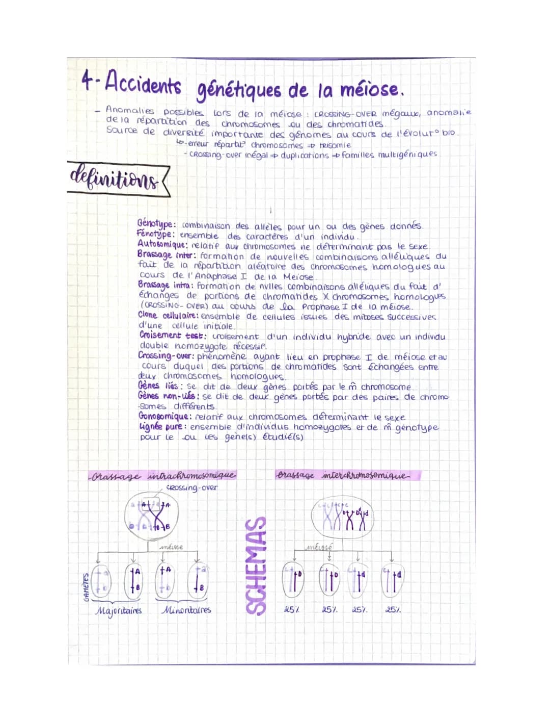 SUT
Chapitre I
L'ORIGINE DU GENOTYPE DES INDIVIDUS.
cours
1-La conservation des génomes.
- une
thème 1
Partie 1
cellule qui subit une succes