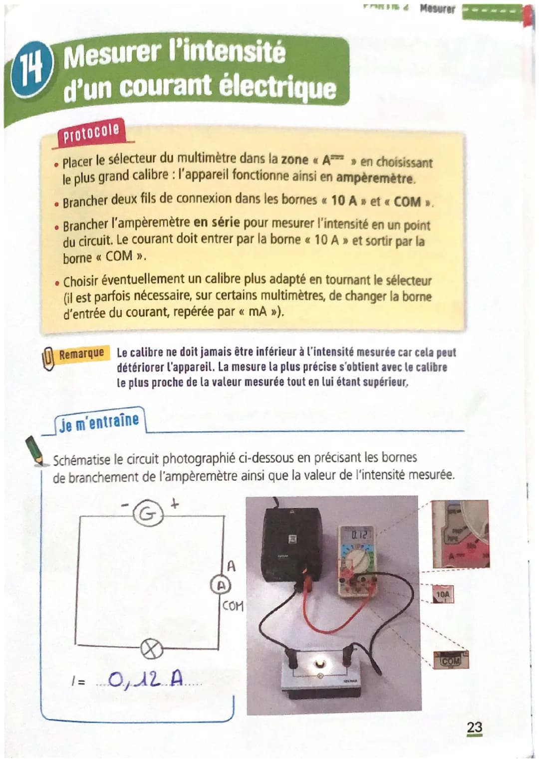PHYSIQUE-CHIMIE
Intensité et Tension électrique
1-Rappel
Pile :
- 1
Fils de connexion : OU
Générateur:
•| Lampe:
- ouvert
Interruptein forme