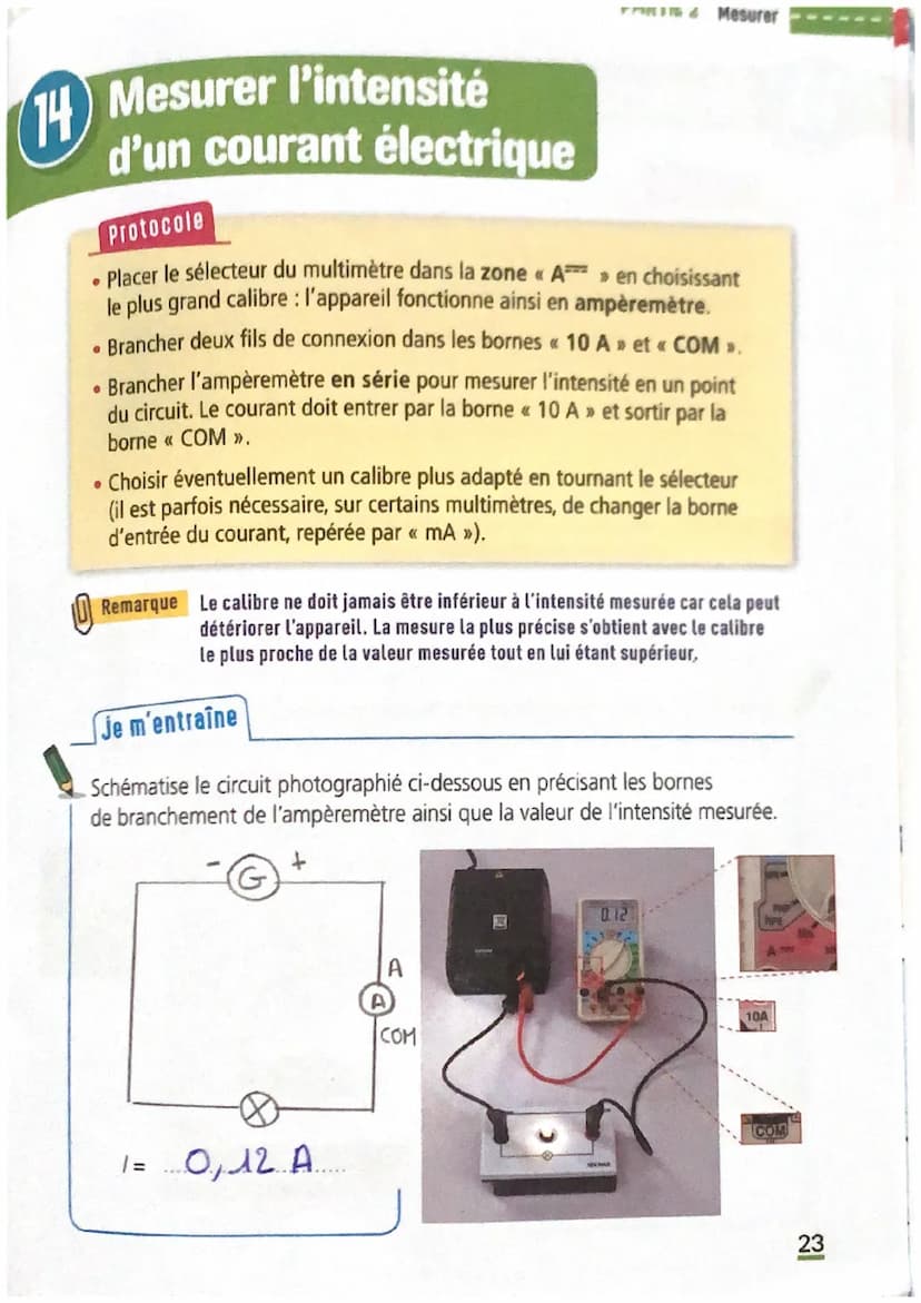 PHYSIQUE-CHIMIE
Intensité et Tension électrique
1-Rappel
Pile :
- 1
Fils de connexion : OU
Générateur:
•| Lampe:
- ouvert
Interruptein forme