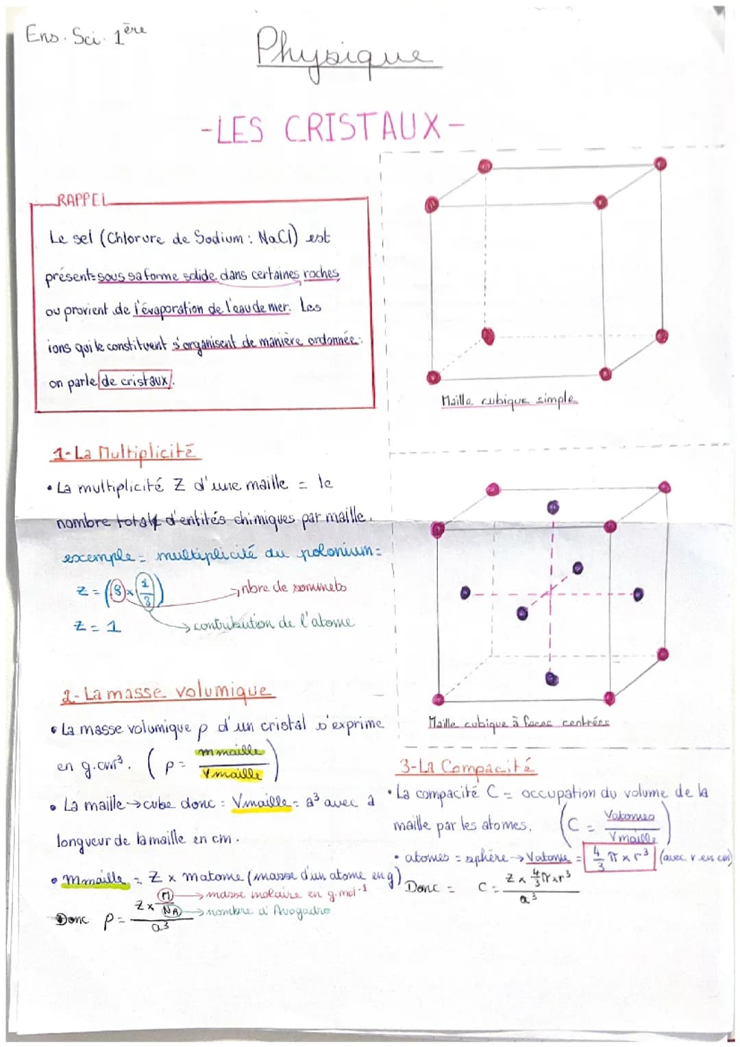 Les Cristaux
