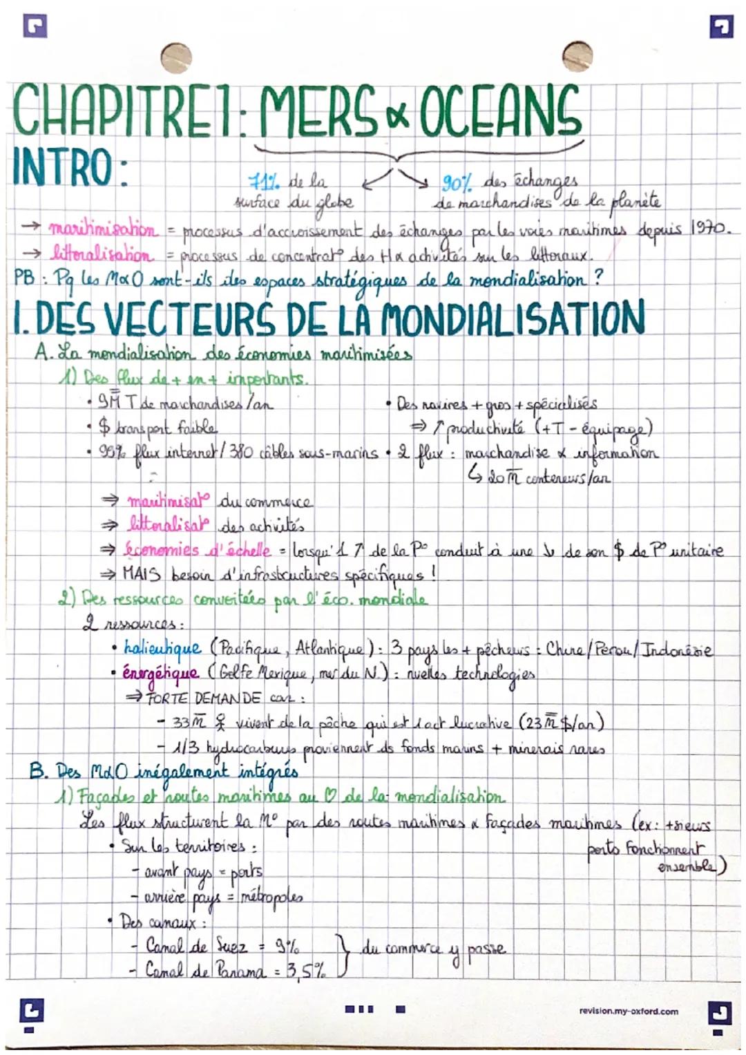 Les Mers et Océans dans la Mondialisation: Enjeux et Défis