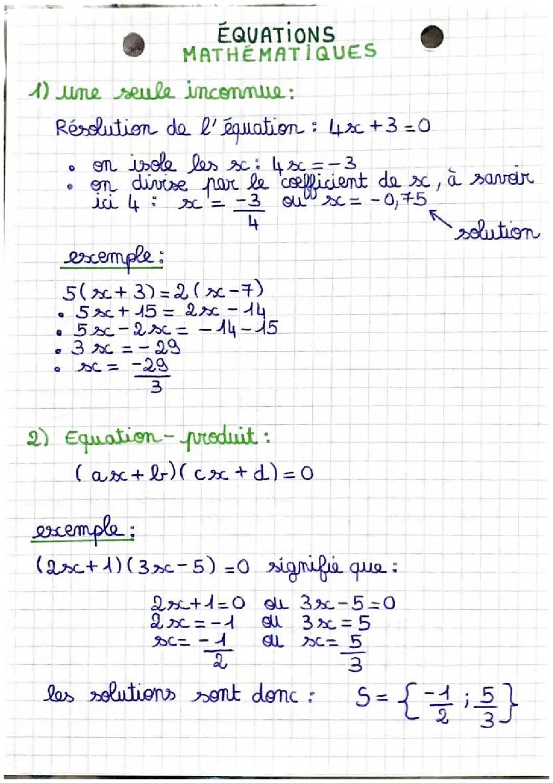 Résoudre des Équations : Guide pour Débutants avec Exemples Simples