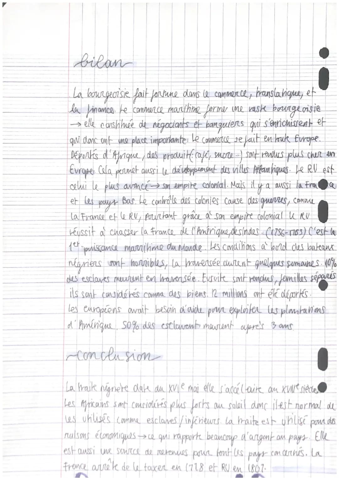 6
1
•
.
I
。
esitavage
Definitions:
esclaw ayiste
Commerce mangulaire:
Commerce d'es clavages qui s'efectue en 3 régions
('Europe, I'Afrique 