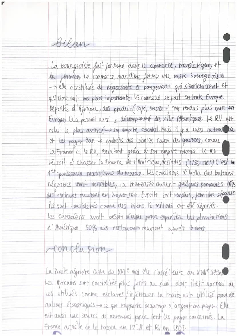 6
1
•
.
I
。
esitavage
Definitions:
esclaw ayiste
Commerce mangulaire:
Commerce d'es clavages qui s'efectue en 3 régions
('Europe, I'Afrique 