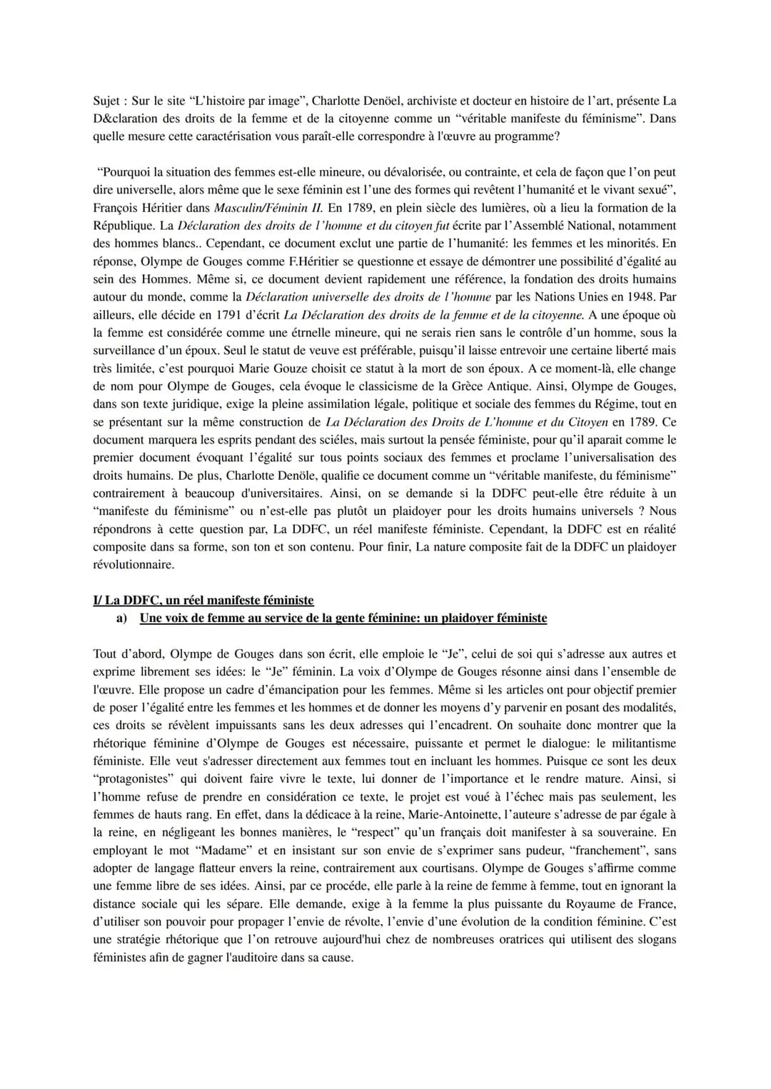 Sujet : Sur le site "L'histoire par image", Charlotte Denöel, archiviste et docteur en histoire de l'art, présente La
D&claration des droits